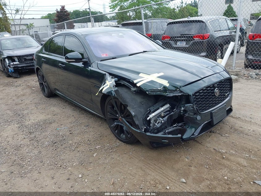 2021 Jaguar Xf VIN SAJBL4GXXMCY89406 IAAI salvage auction — RIGHT FRONT, Salvage (Rhode Island), sold $9,050 on 2026-07-14 (photo 1)