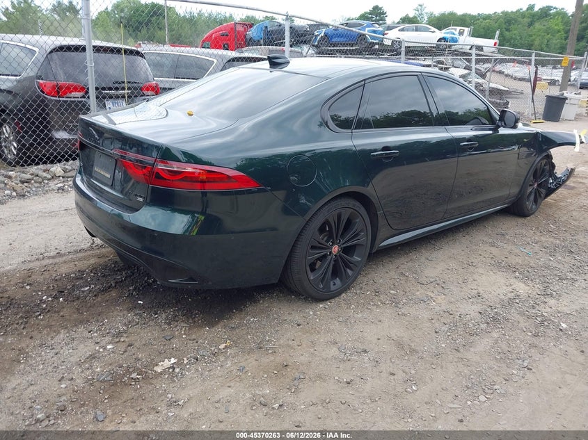 2021 Jaguar Xf VIN SAJBL4GXXMCY89406 IAAI salvage auction — RIGHT FRONT, Salvage (Rhode Island), sold $9,050 on 2026-07-14 (photo 4)