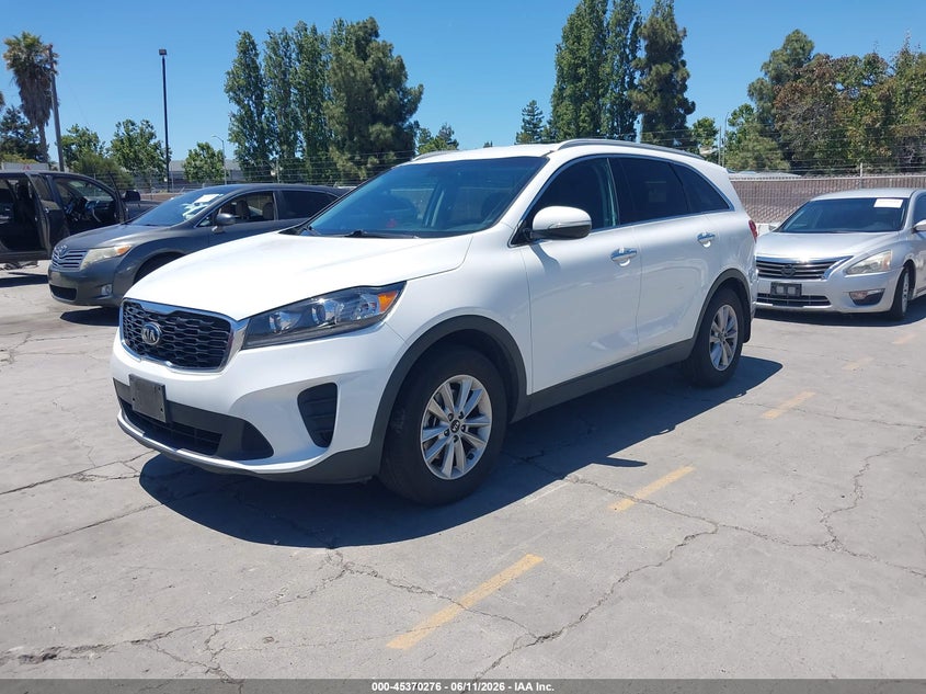 2019 Kia Sorento VIN 5XYPG4A31KG434242 IAAI salvage auction — NORMAL WEAR, Clear - Dealer Only (California), sold $2,650 on 2026-07-13 (photo 2)