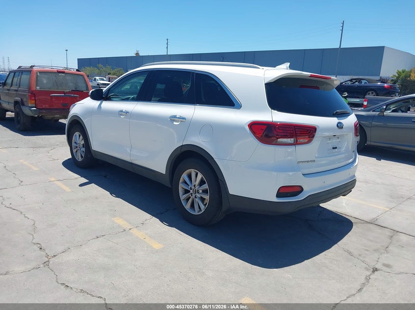 2019 Kia Sorento VIN 5XYPG4A31KG434242 IAAI salvage auction — NORMAL WEAR, Clear - Dealer Only (California), sold $2,650 on 2026-07-13 (photo 3)