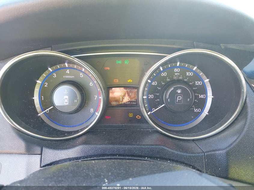 2011 Hyundai Sonata VIN 5NPEC4AC8BH304535 IAAI salvage auction — FRONT END, Salvage (North Carolina), sold $375 on 2026-07-06 (photo 7)