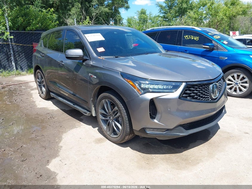 2022 Acura Rdx VIN 5J8TC2H6XNL006954 IAAI salvage auction — LEFT SIDE, Salvage (Kansas), sold $13,600 on 2026-07-22 (photo 1)