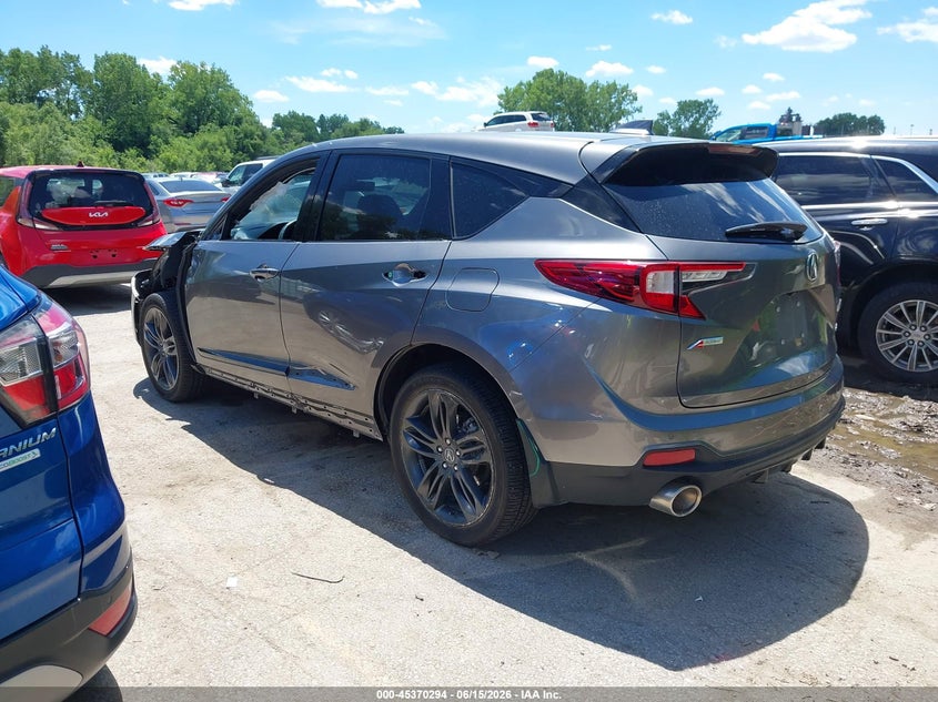 2022 Acura Rdx VIN 5J8TC2H6XNL006954 IAAI salvage auction — LEFT SIDE, Salvage (Kansas), sold $13,600 on 2026-07-22 (photo 3)