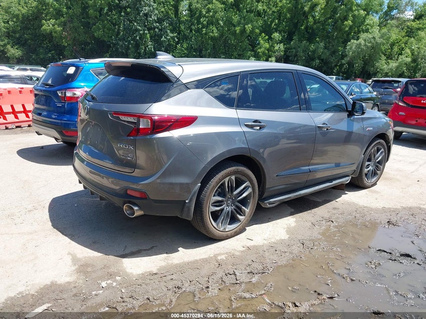 2022 Acura Rdx VIN 5J8TC2H6XNL006954 IAAI salvage auction — LEFT SIDE, Salvage (Kansas), sold $13,600 on 2026-07-22 (photo 4)