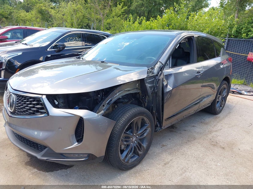 2022 Acura Rdx VIN 5J8TC2H6XNL006954 IAAI salvage auction — LEFT SIDE, Salvage (Kansas), sold $13,600 on 2026-07-22 (photo 6)
