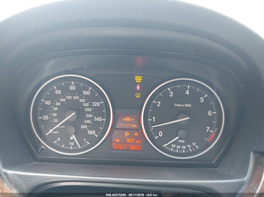 2009 BMW 3 series VIN WBAPH77569NM29755 IAAI salvage auction — NORMAL WEAR, Salvage (Ohio), sold $275 on 2026-07-08 (photo 7)