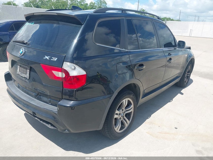 2006 BMW X3 VIN WBXPA93436WD25008 IAAI salvage auction — FRONT END, Original (Texas), sold $525 on 2026-07-24 (photo 4)