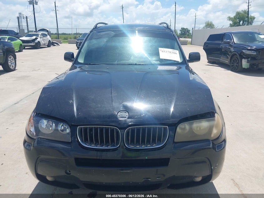 2006 BMW X3 VIN WBXPA93436WD25008 IAAI salvage auction — FRONT END, Original (Texas), sold $525 on 2026-07-24 (photo 6)