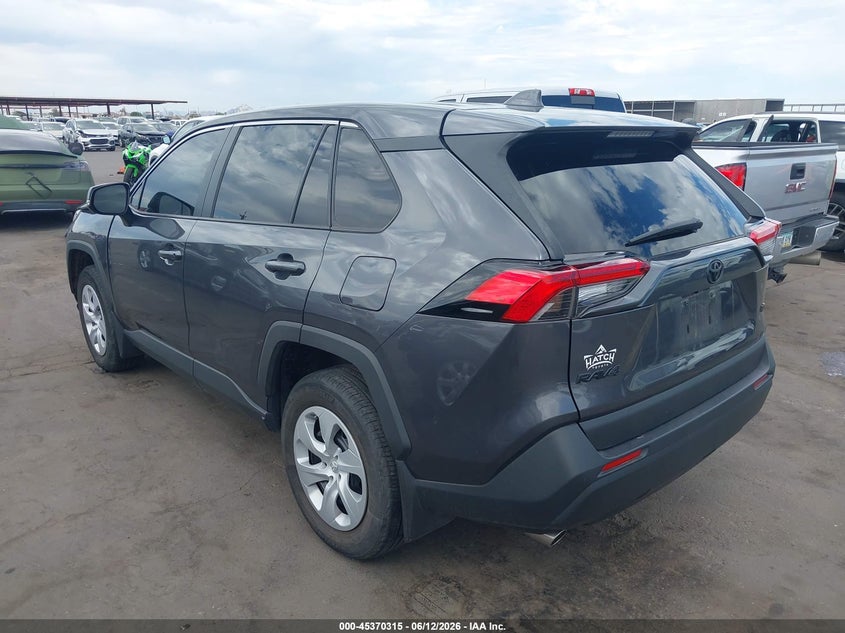 2025 Toyota Rav 4 VIN 2T3K1RFV3SW388532 IAAI salvage auction — RIGHT FRONT, Salvage Title, sold $8,600 on 2026-07-24 (photo 3)
