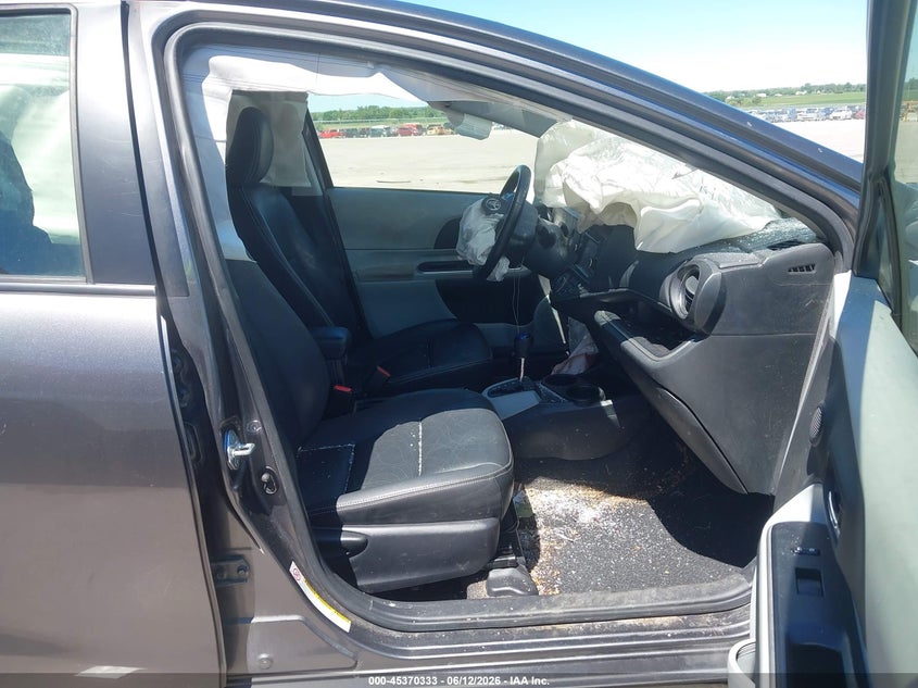 2014 Toyota Prius c VIN JTDKDTB37E1076192 IAAI salvage auction — FRONT END, Certificate Of Title (Nebraska), sold $700 on 2026-07-23 (photo 5)