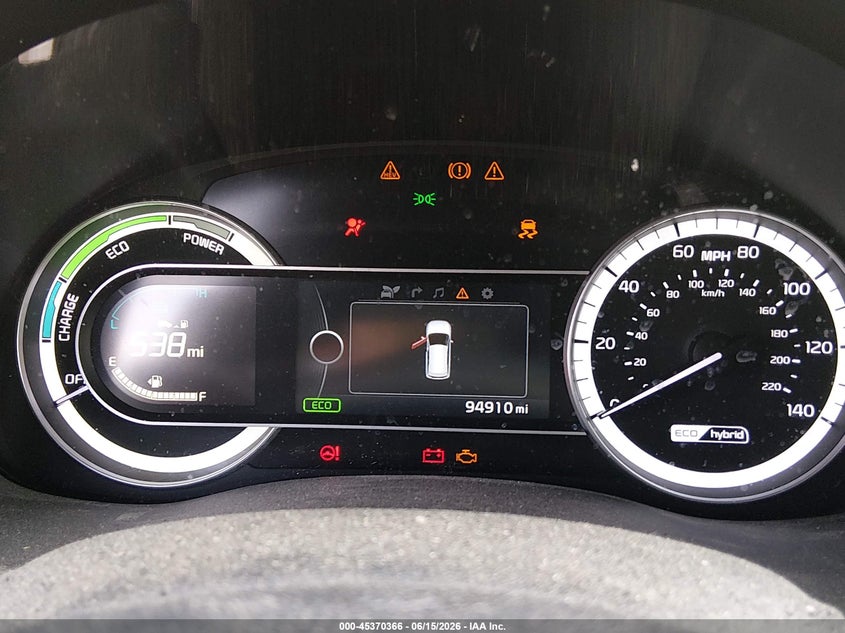 2017 Kia Niro VIN KNDCE3LC0H5067525 IAAI salvage auction — NORMAL WEAR, Original (Texas), sold $6,200 on 2026-07-20 (photo 7)