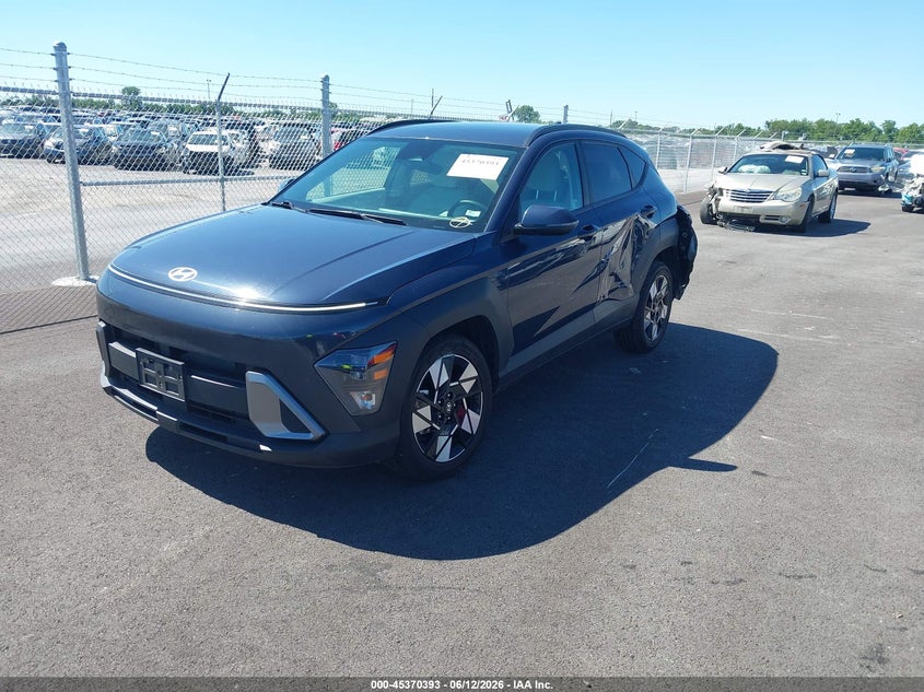 2024 Hyundai Kona VIN KM8HBCAB9RU165772 IAAI salvage auction — REAR END, Salvage (Illinois), sold $4,550 on 2026-07-21 (photo 2)