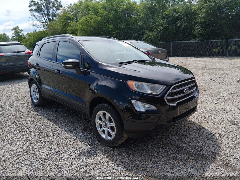 2018 Ford Ecosport VIN MAJ6P1UL8JC191592 IAAI salvage auction — LEFT SIDE, Salvage (Ohio), sold $2,050 on 2026-07-07 (photo 1)