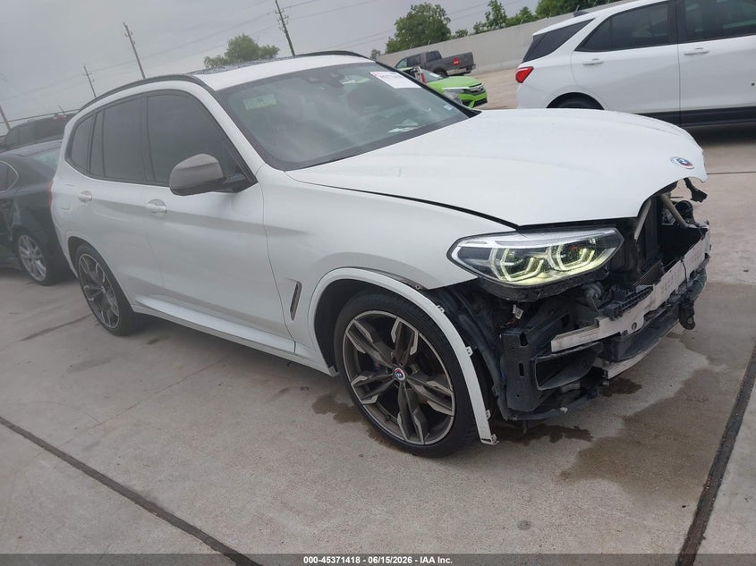 2020 BMW X3 VIN 5UXTY9C00L9D30552 IAAI salvage auction — FRONT END, Original (Texas), sold $19,300 on 2026-07-16 (photo 1)