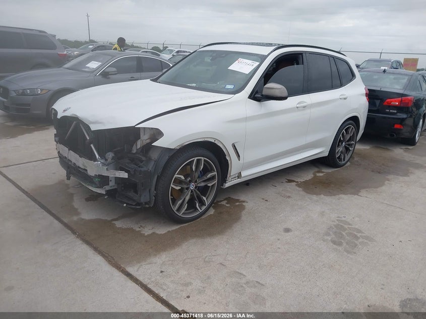 2020 BMW X3 VIN 5UXTY9C00L9D30552 IAAI salvage auction — FRONT END, Original (Texas), sold $19,300 on 2026-07-16 (photo 2)