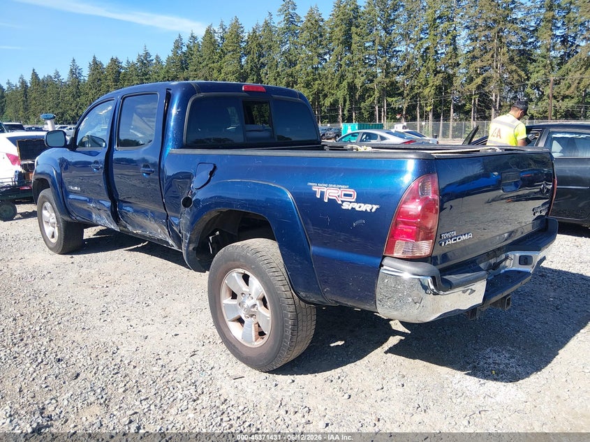 2005 Toyota Tacoma VIN 5TEKU72N65Z141550 IAAI salvage auction — ROLLOVER, Bill Of Sale (Washington), sold $1,300 on 2026-07-08 (photo 3)