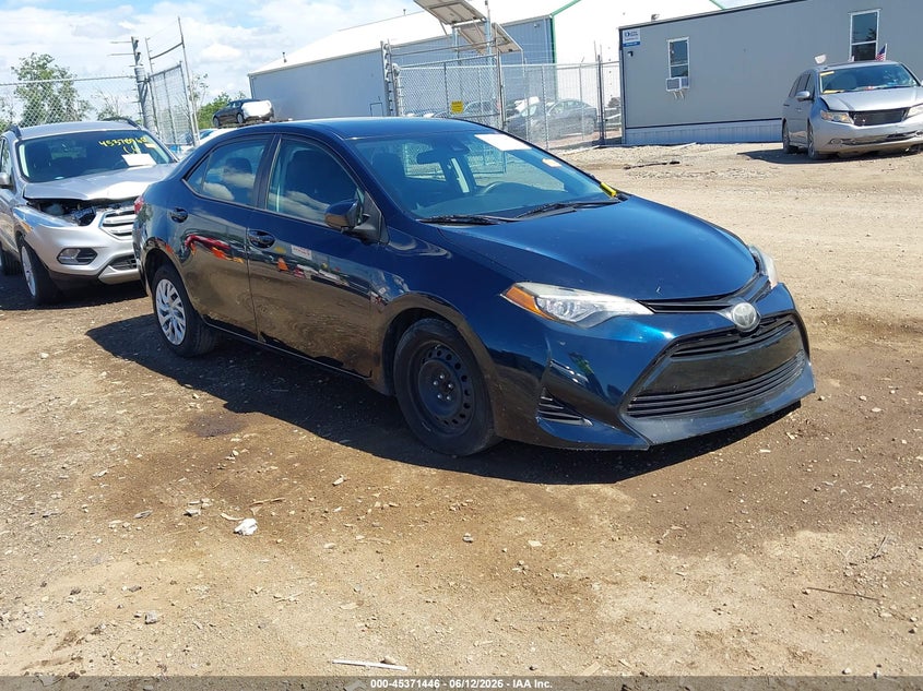 2019 Toyota Corolla VIN 5YFBURHE2KP905012 IAAI salvage auction — LEFT FRONT, Salvage (Ohio), sold $3,800 on 2026-07-24 (photo 1)