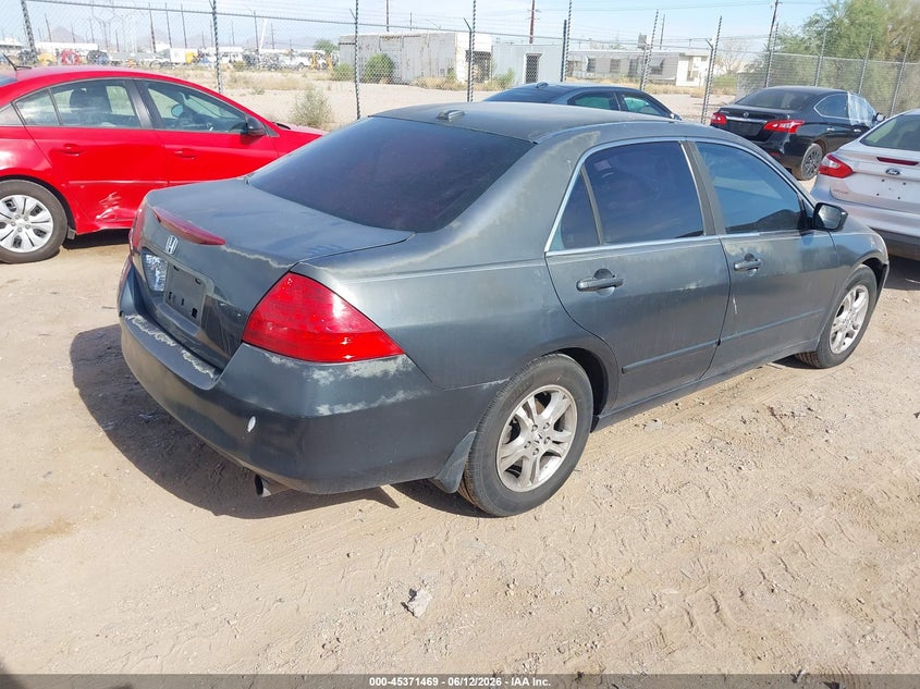 2006 Honda Accord VIN 1HGCM56896A123215 IAAI salvage auction — NORMAL WEAR, Clear-Dealer Only (Arizona), sold $650 on 2026-07-09 (photo 4)
