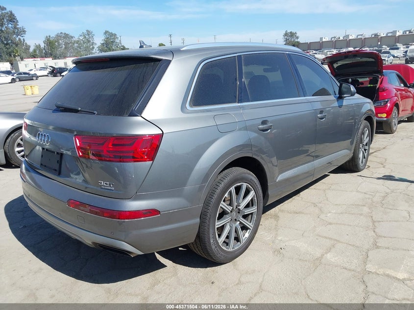 2017 Audi Q7 VIN WA1LAAF71HD024262 IAAI salvage auction — REPOSSESSION, Clear - Dealer Only (California), sold $4,475 on 2026-07-29 (photo 4)
