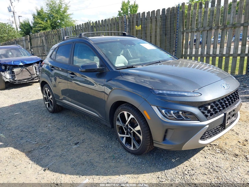 2022 Hyundai Kona VIN KM8K5CA31NU788528 IAAI salvage auction — UNDERCARRIAGE, Salvage (Virginia), sold $7,050 on 2026-07-13 (photo 1)