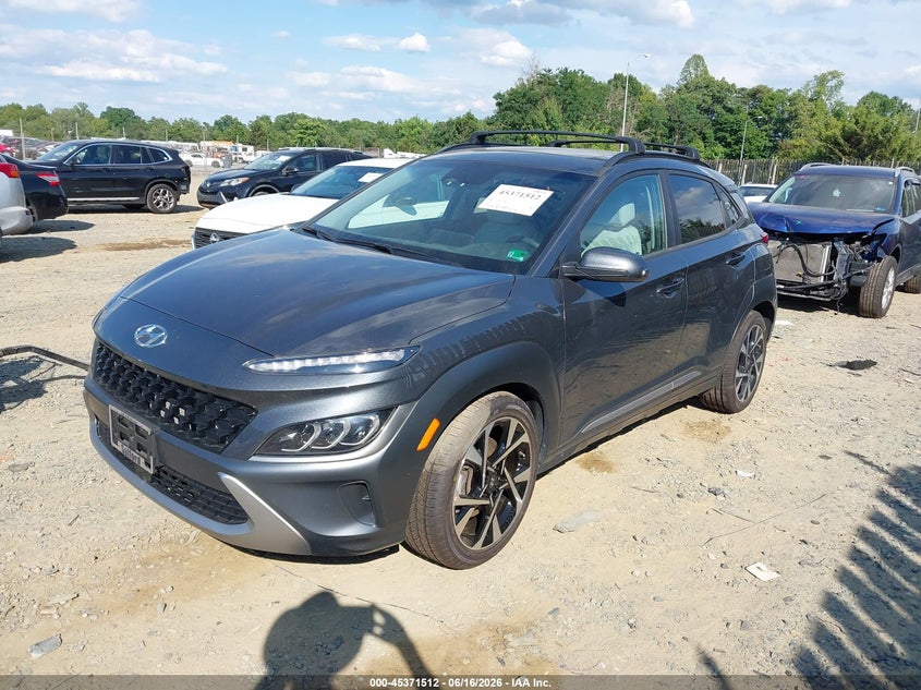 2022 Hyundai Kona VIN KM8K5CA31NU788528 IAAI salvage auction — UNDERCARRIAGE, Salvage (Virginia), sold $7,050 on 2026-07-13 (photo 2)