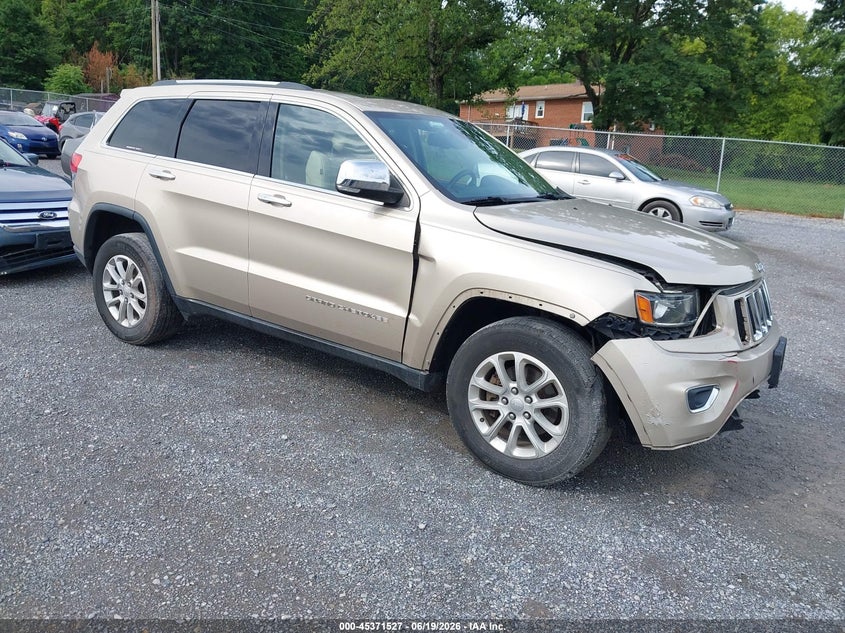 2014 Jeep Grand cherokee VIN 1C4RJFBG3EC227027 IAAI salvage auction — RIGHT FRONT, Salvage Title, sold $1,250 on 2026-07-19 (photo 1)