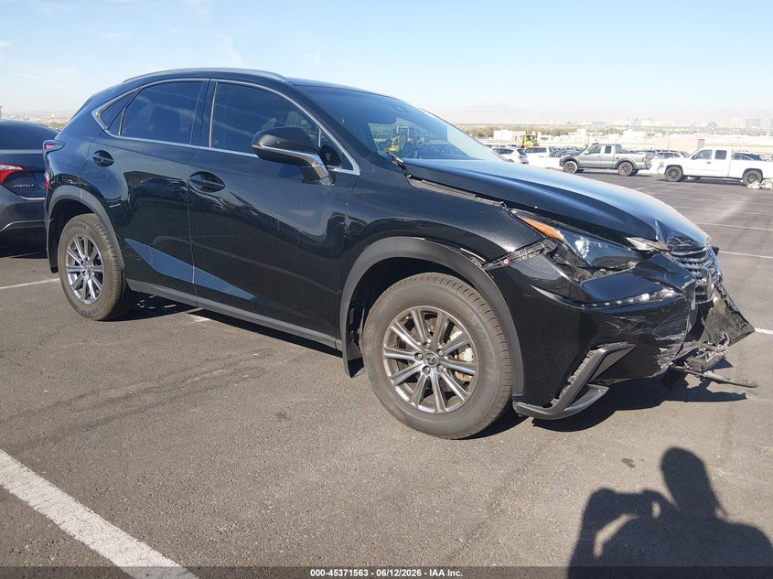 2019 Lexus Nx VIN JTJBARBZXK2192943 IAAI salvage auction — FRONT END, Salvage (Nevada), sold $9,150 on 2026-07-17 (photo 1)
