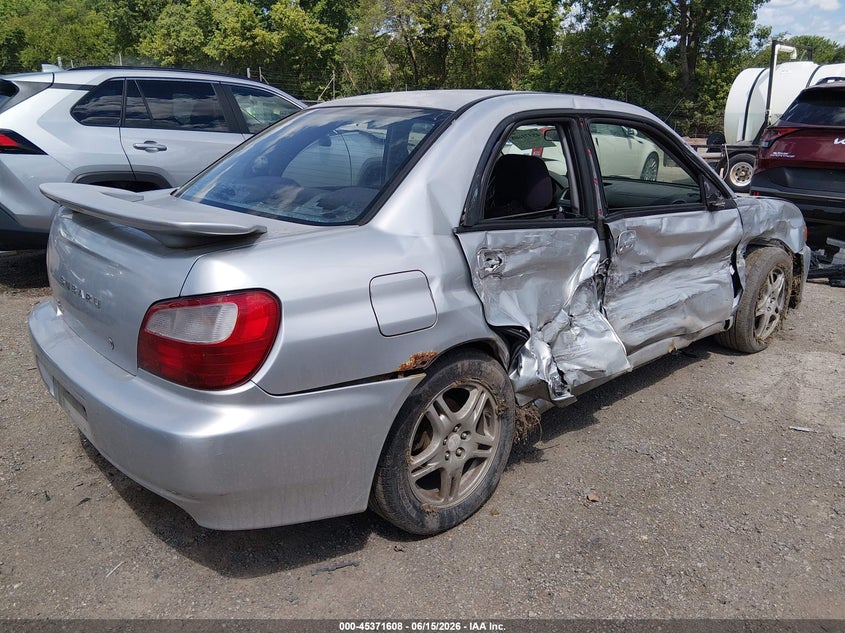 2002 Subaru Impreza VIN JF1GD67522G520174 IAAI salvage auction — SIDE, Salvage (Indiana), sold $375 on 2026-07-15 (photo 4)