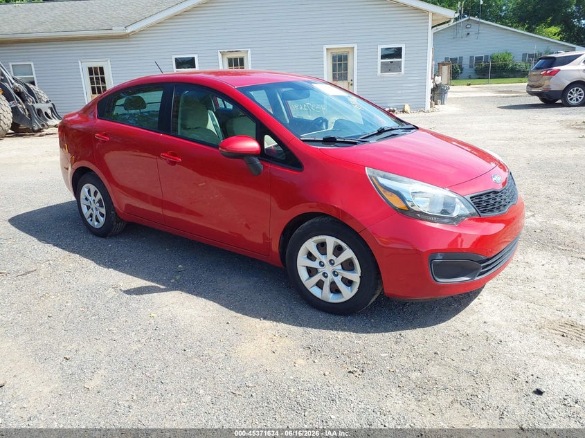 2013 Kia Rio VIN KNADM4A32D6124261 IAAI salvage auction — WATER/FLOOD, Bill Of Sale Destruction Only - Salvage (Ohio), sold $175 on 2026-07-27 (photo 1)