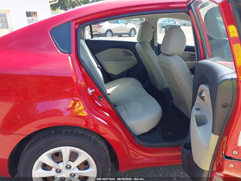 2013 Kia Rio VIN KNADM4A32D6124261 IAAI salvage auction — WATER/FLOOD, Bill Of Sale Destruction Only - Salvage (Ohio), sold $175 on 2026-07-27 (photo 8)