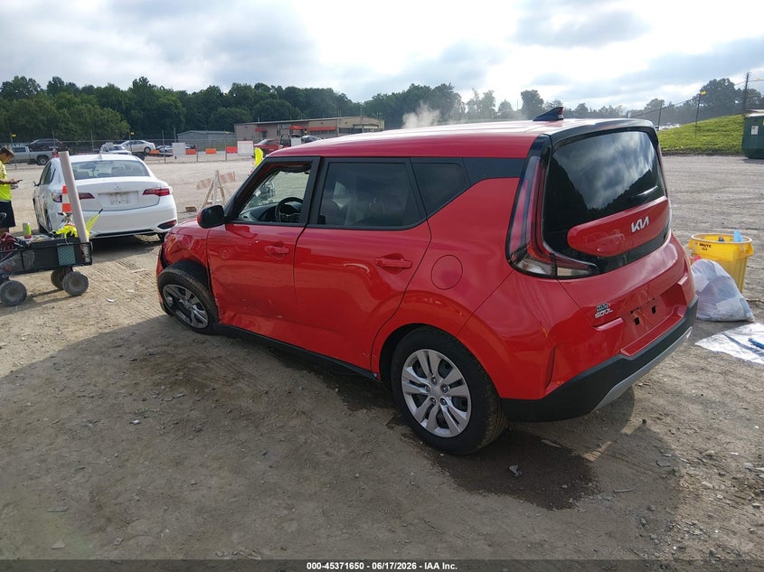 2025 Kia Soul VIN KNDJ23AU8S7272601 IAAI salvage auction — LEFT FRONT, Salvage Title, sold $4,600 on 2026-07-22 (photo 3)