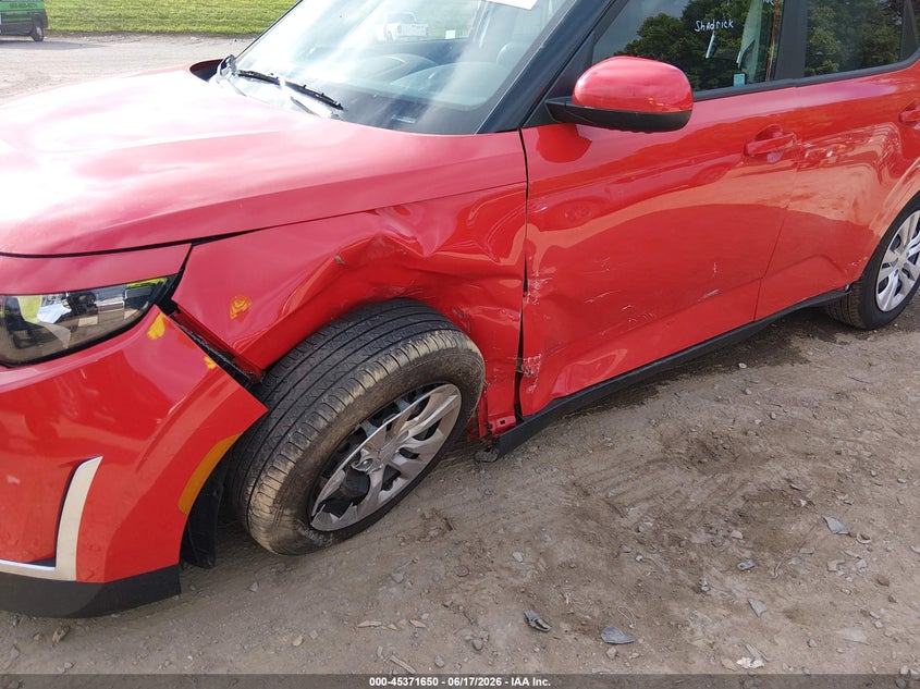 2025 Kia Soul VIN KNDJ23AU8S7272601 IAAI salvage auction — LEFT FRONT, Salvage Title, sold $4,600 on 2026-07-22 (photo 6)