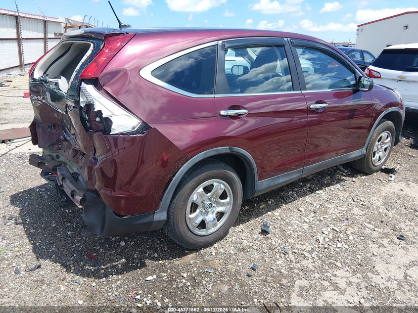 2014 Honda Cr-v VIN 5J6RM3H39EL042159 IAAI salvage auction — REAR END, Clear (Arkansas), sold $3,300 on 2026-07-23 (photo 4)