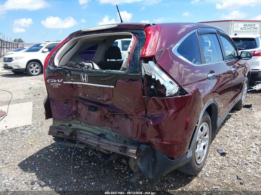 2014 Honda Cr-v VIN 5J6RM3H39EL042159 IAAI salvage auction — REAR END, Clear (Arkansas), sold $4,025 on 2026-07-24 (photo 6)