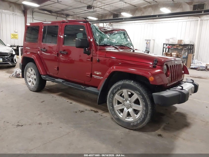 2013 Jeep Wrangler / VIN 1C4BJWEG2DL552442 IAAI salvage auction — ROOF, Salvage (Iowa), sold $3,200 on 2026-07-25 (photo 1)