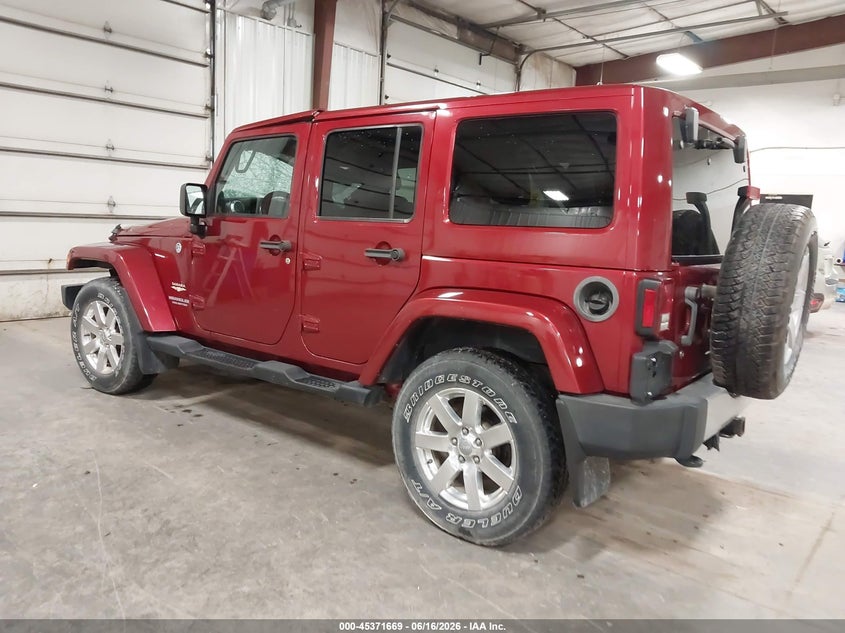 2013 Jeep Wrangler / VIN 1C4BJWEG2DL552442 IAAI salvage auction — ROOF, Salvage (Iowa), sold $3,200 on 2026-07-25 (photo 3)
