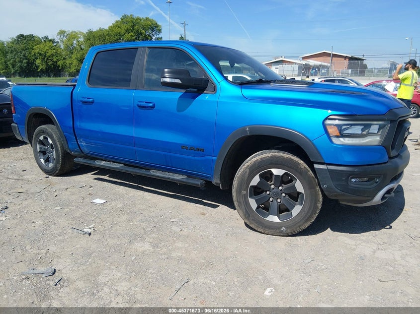 2021 Ram 1500 VIN 1C6SRFLT6MN573931 IAAI salvage auction — LEFT FRONT, Clear (Tennessee), sold $8,400 on 2026-07-31 (photo 1)