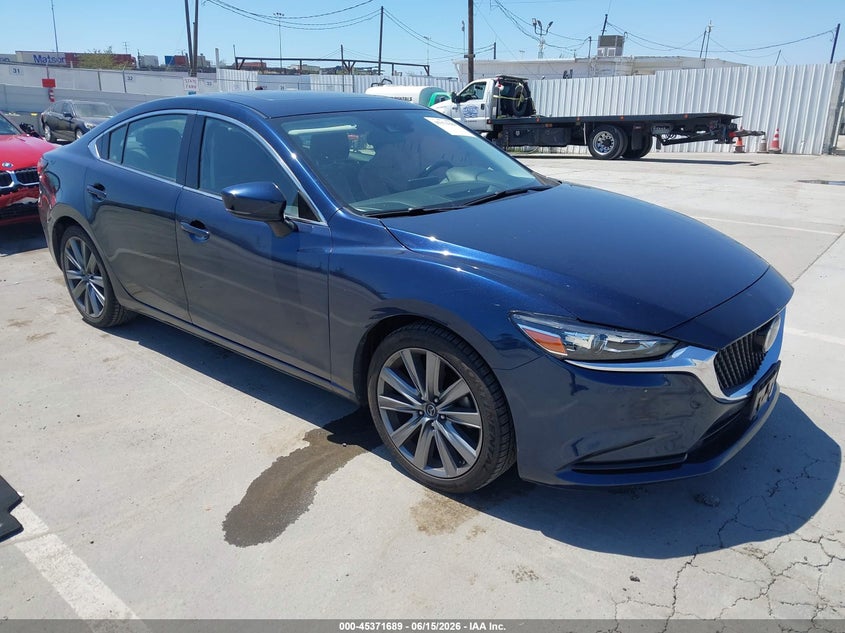 2018 Mazda 6 VIN JM1GL1VM2J1325171 IAAI salvage auction — LEFT SIDE, Salvage Title, sold $4,300 on 2026-07-15 (photo 1)