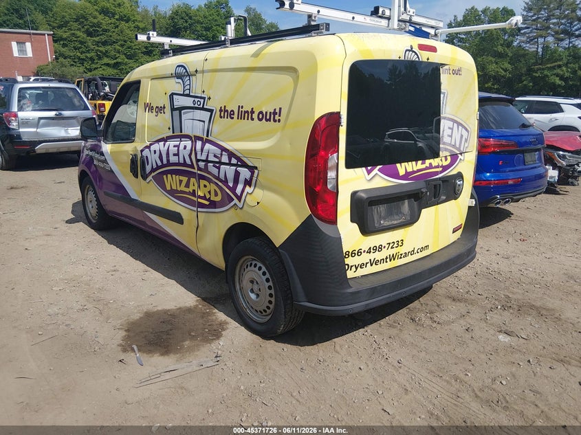 2019 Ram Promaster city VIN ZFBHRFAB3K6N74350 IAAI salvage auction — NORMAL WEAR, Clear (Massachusetts), sold $1,550 on 2026-07-14 (photo 3)