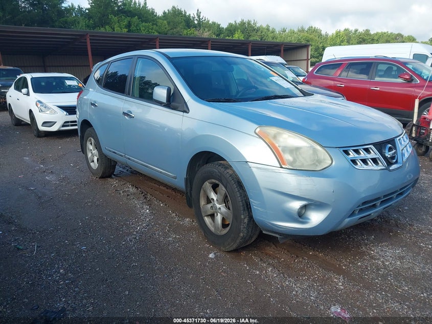 2013 Nissan Rogue sport VIN JN8AS5MT7DW010502 IAAI salvage auction — RIGHT FRONT, Clear (Alabama), sold $600 on 2026-07-08 (photo 1)