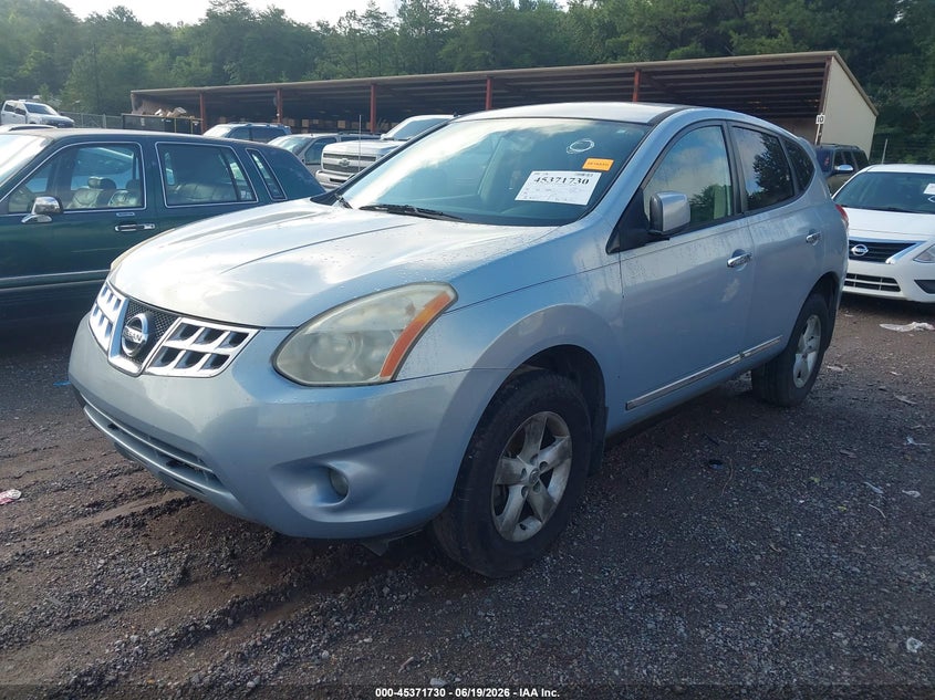 2013 Nissan Rogue sport VIN JN8AS5MT7DW010502 IAAI salvage auction — RIGHT FRONT, Clear (Alabama), sold $600 on 2026-07-08 (photo 2)