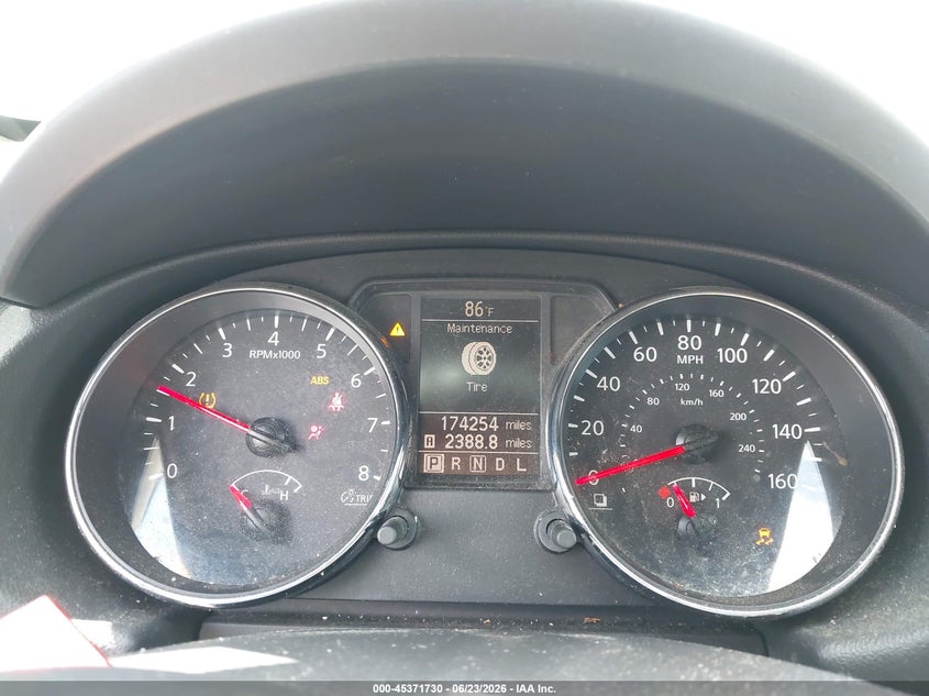 2013 Nissan Rogue sport VIN JN8AS5MT7DW010502 IAAI salvage auction — RIGHT FRONT, Clear (Alabama), sold $600 on 2026-07-08 (photo 7)