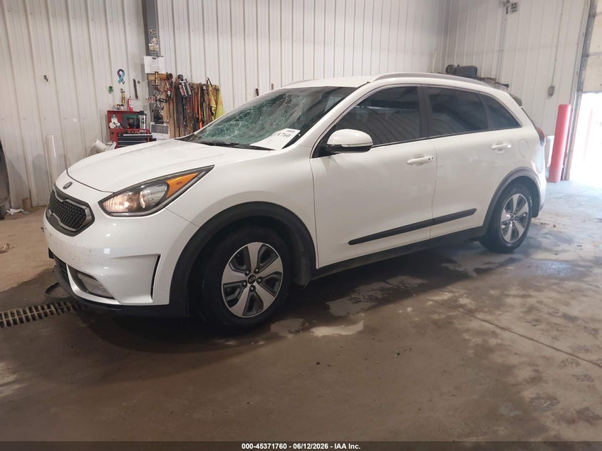 2019 Kia Niro VIN KNDCC3LCXK5219940 IAAI salvage auction — FRONT END, Regular (South Dakota), sold $2,300 on 2026-07-28 (photo 2)