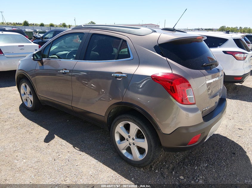 2015 Buick Encore VIN KL4CJGSB1FB166634 IAAI salvage auction — NORMAL WEAR, Salvage (Nebraska), sold $3,200 on 2026-07-16 (photo 3)