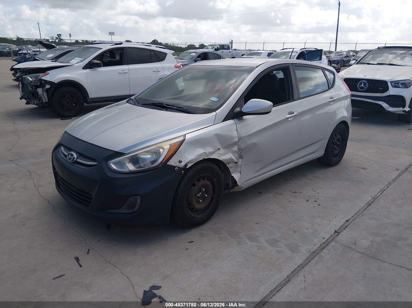 2016 Hyundai Accent VIN KMHCT5AE8GU259863 IAAI salvage auction — LEFT FRONT, Original (Texas), sold $450 on 2026-07-10 (photo 2)