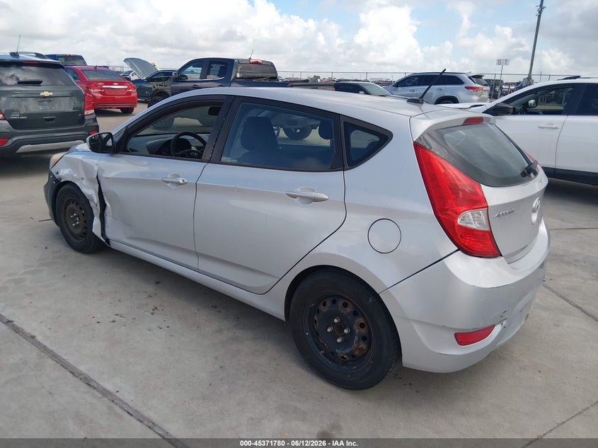 2016 Hyundai Accent VIN KMHCT5AE8GU259863 IAAI salvage auction — LEFT FRONT, Original (Texas), sold $450 on 2026-07-10 (photo 3)