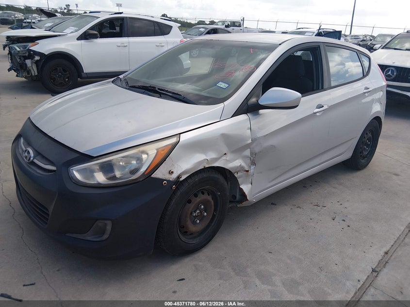 2016 Hyundai Accent VIN KMHCT5AE8GU259863 IAAI salvage auction — LEFT FRONT, Original (Texas), sold $450 on 2026-07-10 (photo 6)