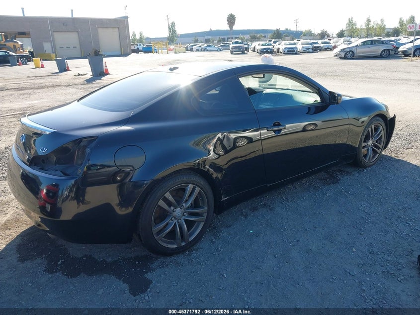 2008 Infiniti G37 VIN JNKCV64E68M124705 IAAI salvage auction — FRONT END, Salvage (California), sold $1,000 on 2026-07-13 (photo 4)