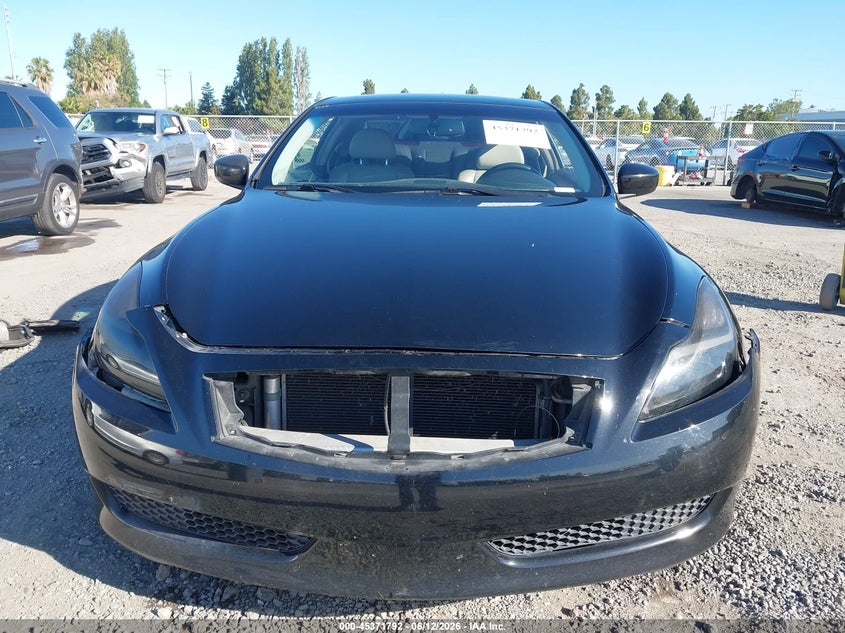 2008 Infiniti G37 VIN JNKCV64E68M124705 IAAI salvage auction — FRONT END, Salvage (California), sold $1,000 on 2026-07-13 (photo 6)