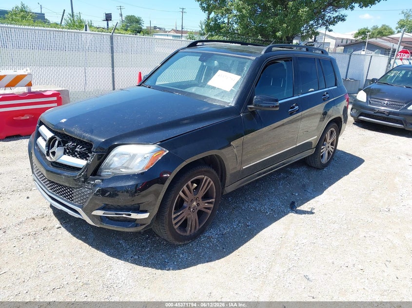 2014 Mercedes-benz Glk-klasse VIN WDCGG5HB4EG296453 IAAI salvage auction — FRONT END, Salvage (Illinois), sold $3,400 on 2026-07-11 (photo 2)